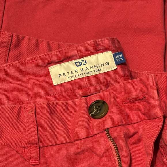 Peter Manning Classic Fit Chino Pants Mens 36x27 - Picture 2 of 3
